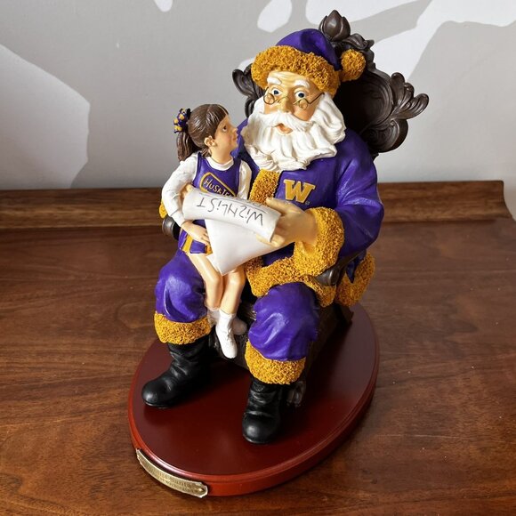 University of Washington UW Huskies Wishlist Santa Collegiate Collectibles 2001 - Picture 1 of 13